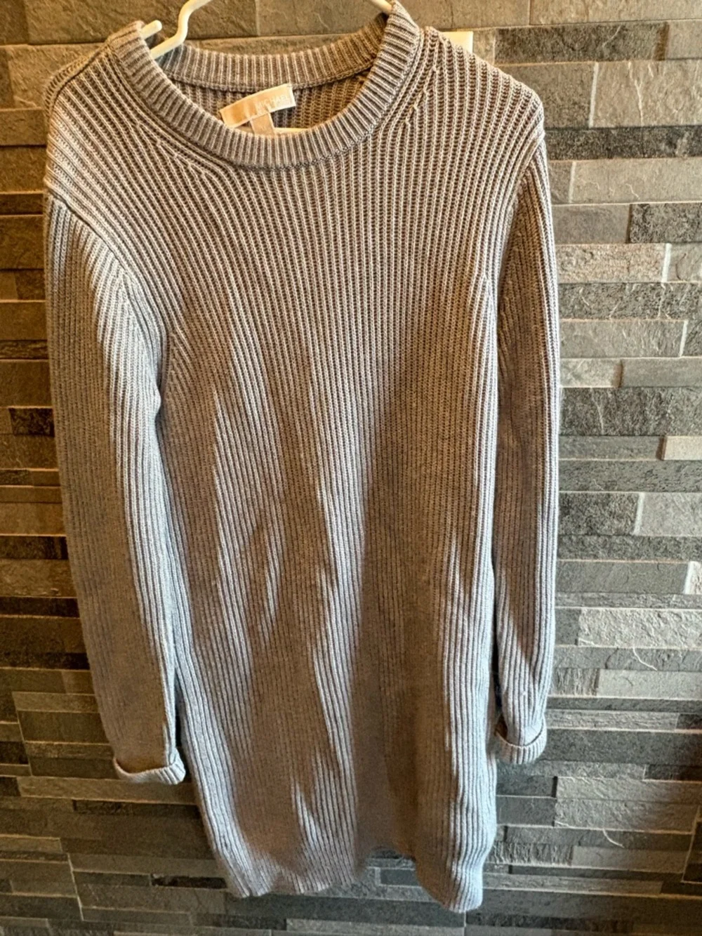 Michael Kors | Dresses | Michael Kors Light Gray Ribbed Crewneck Sweater Dress | Poshmark Michael Kors | Dresses | Michael Kors Light Gray Ribbed Crewneck Sweater Dress | Poshmark